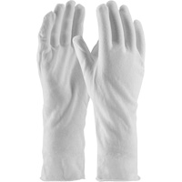 CleanTeam&reg; Premium Inspection Gloves, Cotton, Unhemmed Cuff, One Size Pryde Industrial Inc.