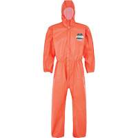MicroMax&reg; NS Coverall with Elastic Hood, Cuffs, Waist & Ankles, Small, Orange, Microporous Pryde Industrial Inc.