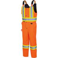 5040 Combinaisons de s&eacute;curit&eacute; matelass&eacute;e imperm&eacute;able, Polyester, Petit, Orange haute visibilit&eacute; Pryde Industrial Inc.