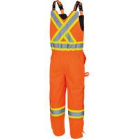 5040 Combinaisons de s&eacute;curit&eacute; matelass&eacute;e imperm&eacute;able, Polyester, Petit, Orange haute visibilit&eacute; Pryde Industrial Inc.