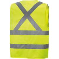6886 High-Visibility Tricot Safety Vest, High Visibility Lime-Yellow, Small, Polyester Pryde Industrial Inc.