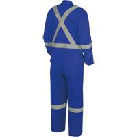 7709A "The Rock" FR-Tech&reg; High Visibility FR/Arc Rated Coveralls, Size 36, Royal Blue, 10 cal/cm² Pryde Industrial Inc.