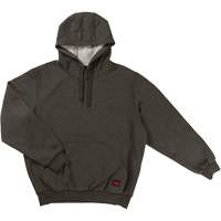 Water Repellent Fleece Pullover Hoodie, Men's, Small, Grey Pryde Industrial Inc.