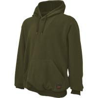 Water Repellent Fleece Pullover Hoodie, Men's, Small, Green Pryde Industrial Inc.