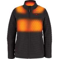 Manteau chauffant M12 Axis avec pile, Femmes, Grand, Noir Pryde Industrial Inc.