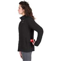 Manteau chauffant M12 Axis avec pile, Femmes, Grand, Noir Pryde Industrial Inc.