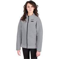 Manteau chauffant M12 Axis avec pile, Femmes, Petit, Gris Pryde Industrial Inc.