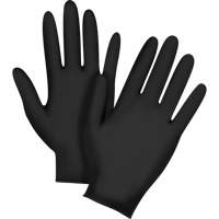 Emballages de gants jetables pour machine distributrice, Petit, Nitrile, 5 mils, Sans poudre, Noir, Classe 2 Pryde Industrial Inc.