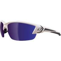 Khor G2 Safety Glasses, Blue Mirror Lens, Anti-Scratch/Polarized, ANSI Z87+/MCEPS GL-PD 10-12/Meets/Exceeds CSA Z94.3 Pryde Industrial Inc.