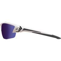 Khor G2 Safety Glasses, Blue Mirror Lens, Anti-Scratch/Polarized, ANSI Z87+/MCEPS GL-PD 10-12/Meets/Exceeds CSA Z94.3 Pryde Industrial Inc.