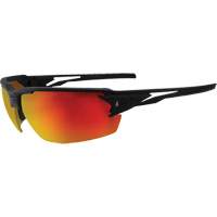 Pumori Safety Glasses, Red/Mirror Lens, Anti-Scratch, ANSI Z87+/MCEPS GL-PD 10-12/Meets/Exceeds CSA Z94.3 Pryde Industrial Inc.