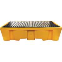 Double IBC Spill Pallet, 317 US gal. Spill Capacity, 89" x 57" x 23" Pryde Industrial Inc.