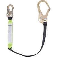 SA-6402-4 Shock Absorbing Lanyard, 4', Form Hook Center, Snap Hook Leg Ends, Polyester Pryde Industrial Inc.