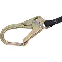 SA-6402-4 Shock Absorbing Lanyard, 4', Form Hook Center, Snap Hook Leg Ends, Polyester Pryde Industrial Inc.