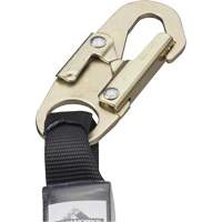 SA-5500-4 Shock Absorbing Lanyard, 4', Snap Hook Center, Snap Hook Leg Ends, Galvanized Steel Pryde Industrial Inc.