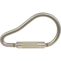 CP-04011-1 Zinc Plated Carabiner with 2" Gate Opening, Steel Pryde Industrial Inc.