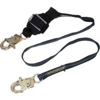 Arc Flash Web Shock-Absorbing Lanyard, 6', Snap Hook Center, Snap Hook Leg Ends, Kevlar&reg; Pryde Industrial Inc.