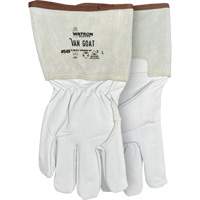 Gants r&eacute;sistant &agrave; la coupe et &agrave; l'arc &eacute;lectrique Van Goat 549, Taille Moyen, Enveloppe en Cutshield/Para-aramide/Polyester/Acier inoxydable/Ch&egrave;vre, ASTM ANSI niveau A6/EN 388 niveau F Pryde Industrial Inc.
