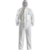 CoverMe XP1800  Type 5/6 Coveralls with Hood, Medium, White, Microporous Pryde Industrial Inc.