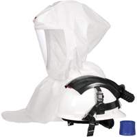 Versaflo S-Series Painter's Hood Assembly S-767 with Inner Shroud & Hardhat, Standard, Hard Top, Single Shroud Pryde Industrial Inc.