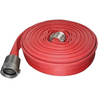 Nitrile Rubber Fire Hose, 50' L, 2-1/2" Dia., 200 Pryde Industrial Inc.