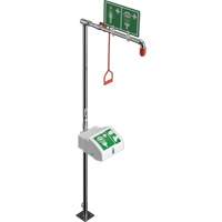 Combination Shower with Closed ABS Bowl & Bottom Inlet, Pedestal Pryde Industrial Inc.