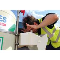 Mobile Self-Contained Emergency Safety Shower with Eye & Face Wash, 30 gal. Capacity, Meets None Pryde Industrial Inc.