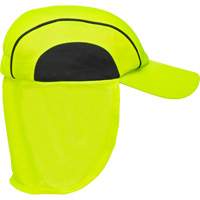 Cooling Hat with Neck Shade, Hi-Vis Lime Pryde Industrial Inc.