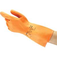 Gants ALPHATEC 87-320, Taille 7, 11,8" lo, Latex de caoutchouc, Doublure en Ouat&eacute;e, 18 mils Pryde Industrial Inc.