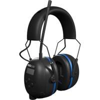 &eacute;couteurs Bluetooth AM/FM Air Defender noir & bleu, Style Bandeau, 25 dB Pryde Industrial Inc.
