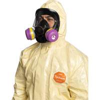 Tychem&reg; 6000 SFR Coverall, Size Small, Khaki Pryde Industrial Inc.