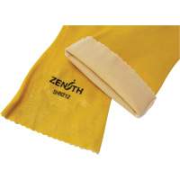 Rough-Finish Chemical-Resistant Gloves, Size 9, 14" L, PVC, Interlock Inner Lining, 47-mil Pryde Industrial Inc.