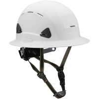 Casque Fibre Metal de style escalade avec bordure compl&egrave;te, R&eacute;pond aux normes CSA type 2, Suspension Rochet, Ventil&eacute; Pryde Industrial Inc.