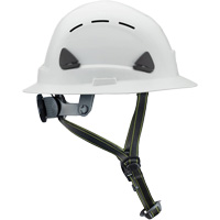 Casque Fibre Metal de style escalade avec bordure compl&egrave;te, R&eacute;pond aux normes CSA type 2, Suspension Rochet, Ventil&eacute; Pryde Industrial Inc.