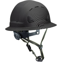 Casque Fibre Metal de style escalade avec bordure compl&egrave;te, R&eacute;pond aux normes CSA type 2, Suspension Rochet, Ventil&eacute; Pryde Industrial Inc.