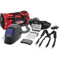 VIKING 3350 XG Auto-Darkening PAPR with Extended Battery, Welding Helmet, Lithium-Ion Battery Pryde Industrial Inc.