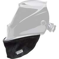 Bavette en cuir refendu pour casque avec joint &agrave; ajustement serr&eacute;, Noir Pryde Industrial Inc.