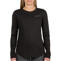 FREEFLEX Long-Sleeve Hybrid T-Shirt, Women's, X-Small, Black Pryde Industrial Inc.