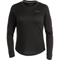 FREEFLEX Long-Sleeve Hybrid T-Shirt, Women's, X-Small, Black Pryde Industrial Inc.