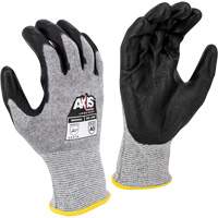 RWG566 AXIS Cut Protection Touchscreen Work Glove, Size X-Small, 18 Gauge, Polyurethane Coated, Stainless Steel/HPPE Shell, ASTM ANSI Level A5/EN 388 Level E Pryde Industrial Inc.