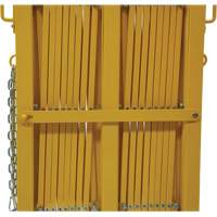 Barri&egrave;re extensible, 84" h x 20' lo, Jaune Pryde Industrial Inc.