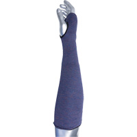 Manchette ASP &agrave; 2 plis avec trou pour pouce ECO Series Kut Gard, Aramide, 14", ASTM ANSI niveau A3, Mauve Pryde Industrial Inc.