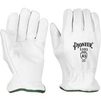 Gants pour conducteurs r&eacute;sistant aux coupures, Petit, Paume en Cuir fleur de ch&egrave;vre Pryde Industrial Inc.
