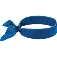 Bandeau de refroidissement Chill-Its 6702 avec polym&egrave;res int&eacute;gr&eacute;s et fermeture &agrave; nouer, Bleu Pryde Industrial Inc.