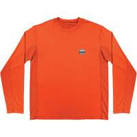 Chemise de refroidissement &agrave; manches longues avec protection solaire et UV Chill-Its 6689, Orange, Petit Pryde Industrial Inc.
