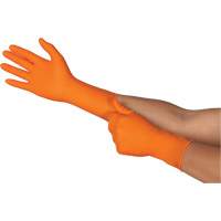 Gants jetables TOUCHNTUFF 93-800, 6,5/7, Latex/N&eacute;opr&egrave;ne/Nitrile, 23,6-mils, Sans poudre, Orange Pryde Industrial Inc.