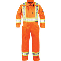 Combinaison ignifuge haute visibilit&eacute;, Taille Petit, Orange Pryde Industrial Inc.