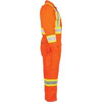 High-Visibility Lined Canvas Overalls, Small, High Visibility Orange Pryde Industrial Inc.