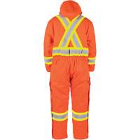 High-Visibility Lined Canvas Overalls, Small, High Visibility Orange Pryde Industrial Inc.