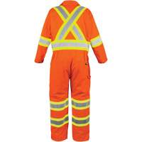 High-Visibility Unlined Coveralls, Small, High Visibility Orange Pryde Industrial Inc.